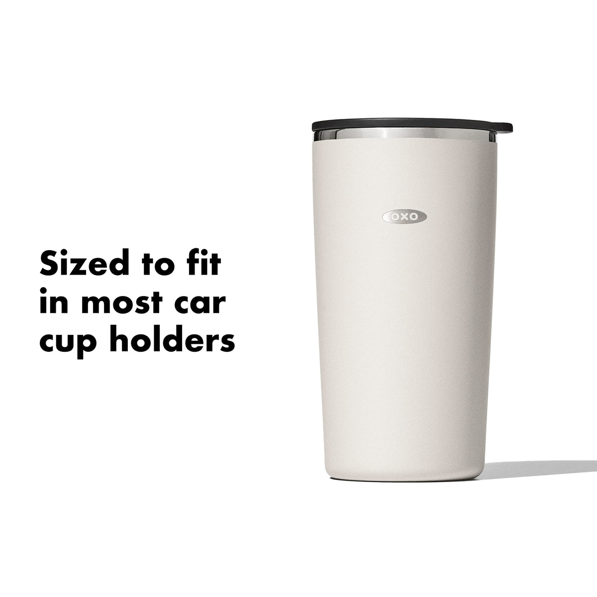 OXO Strive 16oz Insulated Tumbler with Sliding Lid - Quartz
