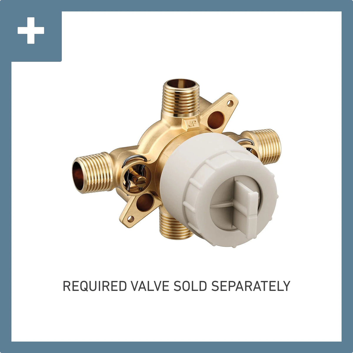 Moen UT8350 M-Dura Showering M-CORE 3-Series 1-Handle Valve Trim Kit, Valve Required, Chrome