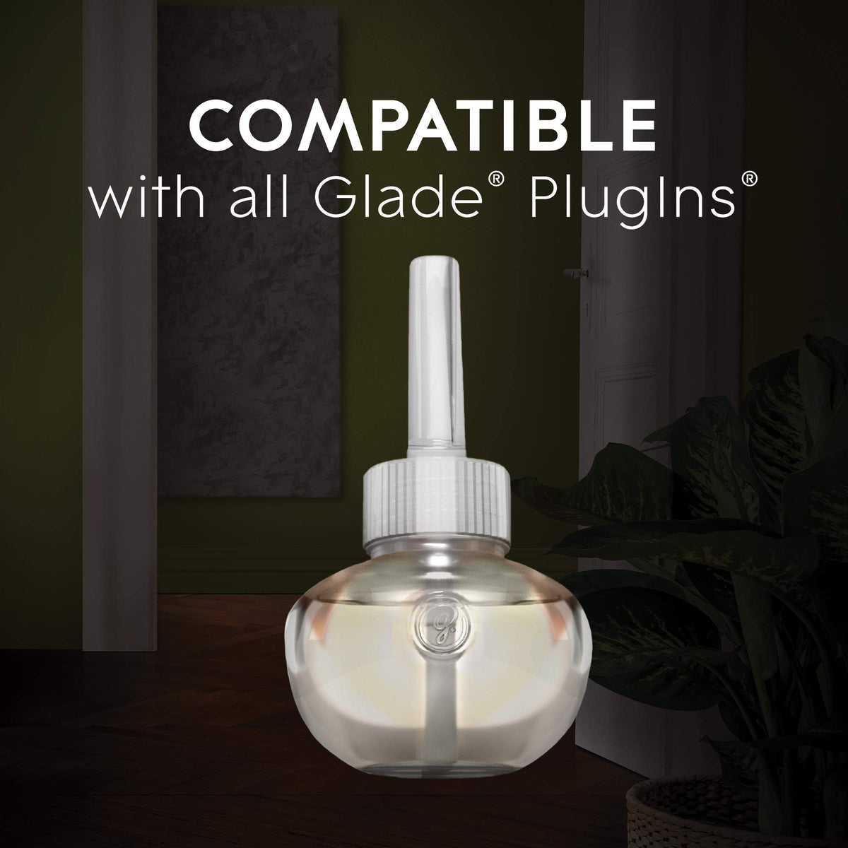 Glade PlugIn Plus Air Freshener Starter Kit, Scented Oil for Home and Bathroom, Tranquil Lavender & Aloe, 0.67 Fl Oz, 1 Warmer + 1 Refill