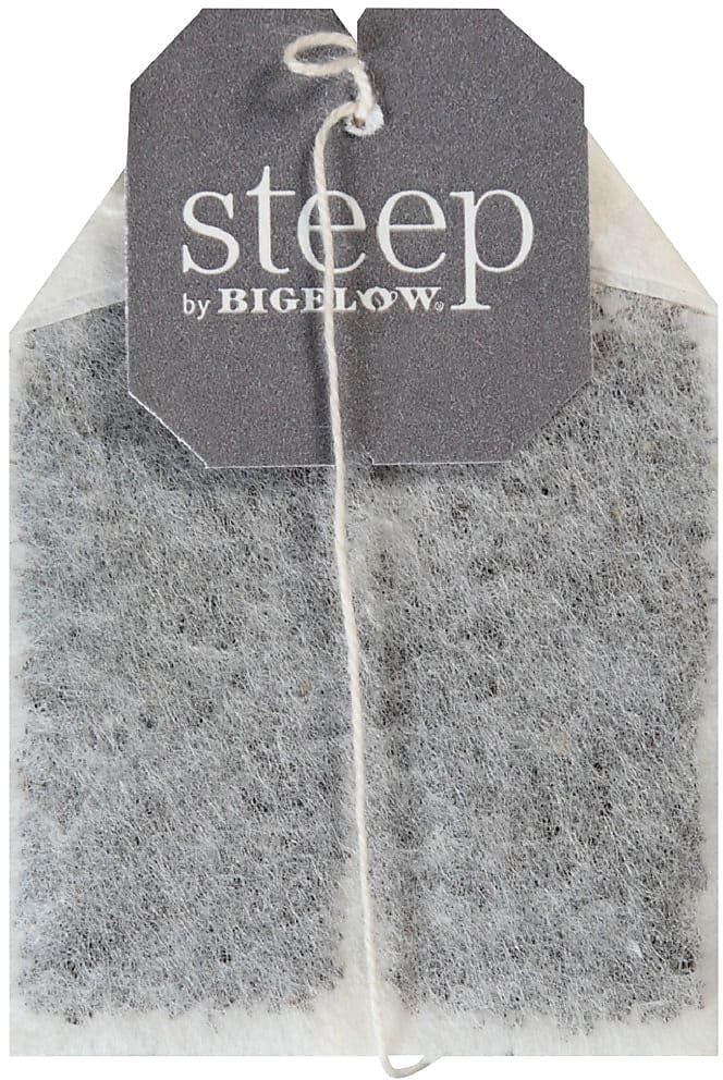Bigelow 17700 steep Tea, Earl Grey, 1.28 oz Tea Bag, 20/Box