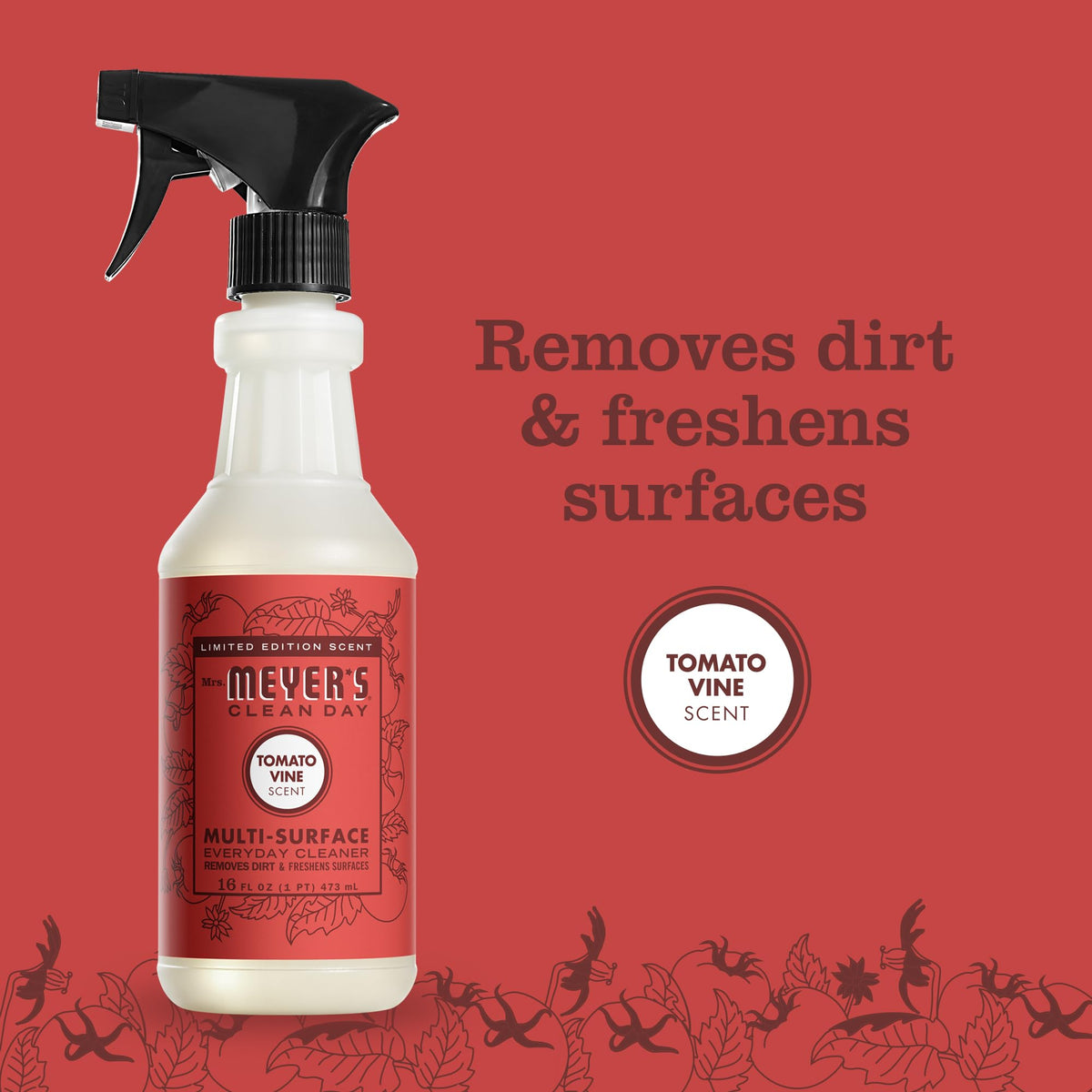MRS MEYER'S Tomato Vine Multi Surface Cleaner, 473 ML