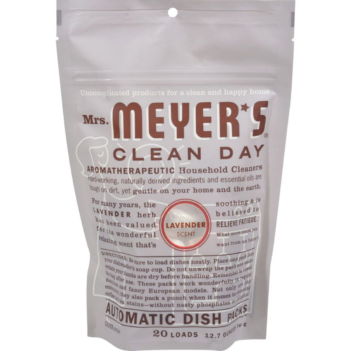 Mrs. Meyer's Automatic Dish Pillow Lavender 20 OZ, 20 CT