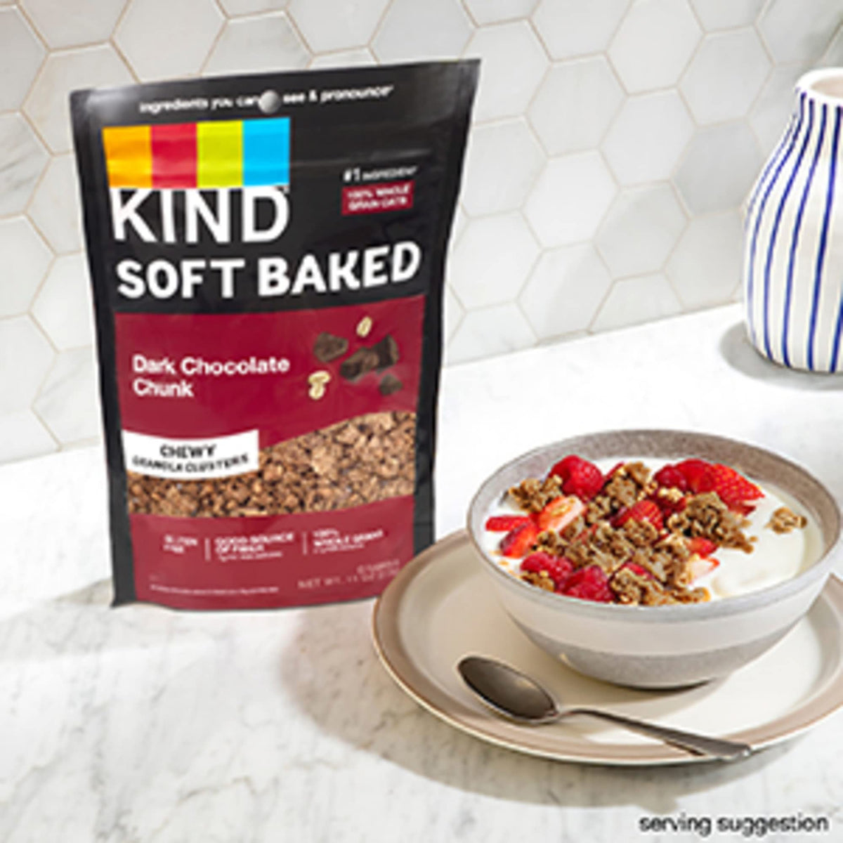 KIND Soft Baked Granola, Dark Chocolate Chunk, 5 count