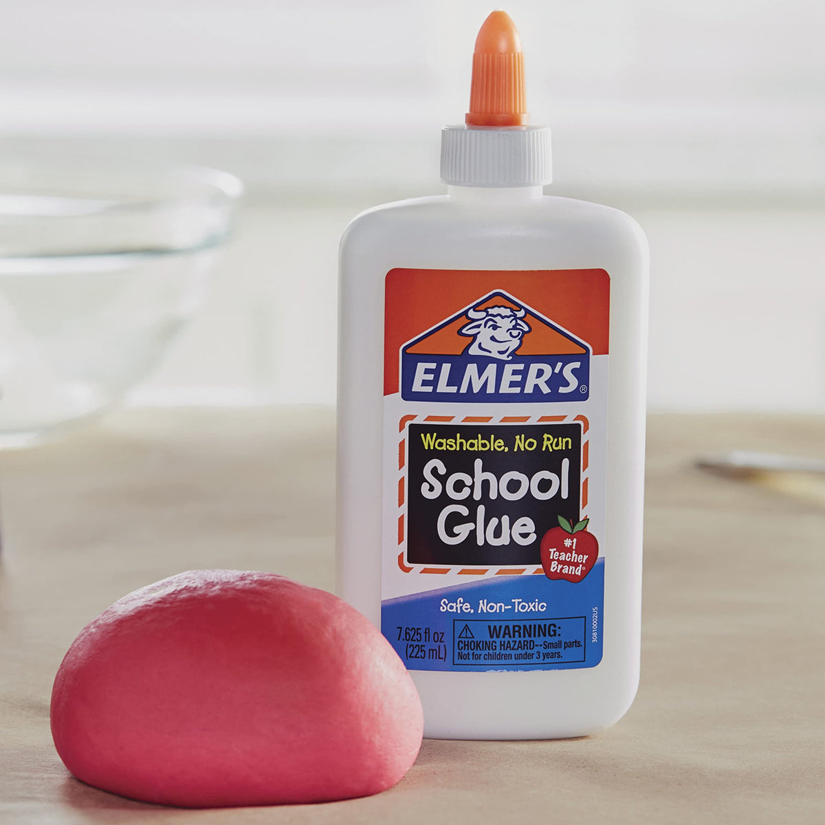 Elmer's E308 Liquid School Glue, Washable, 7.625 Ounces, 1 Count