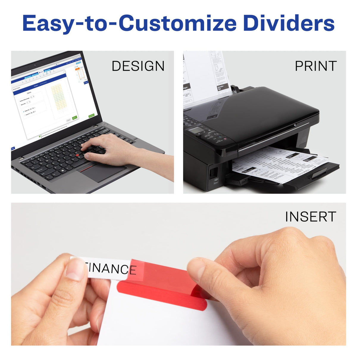 Avery Insertable Tab Index Dividers (AVE11220)