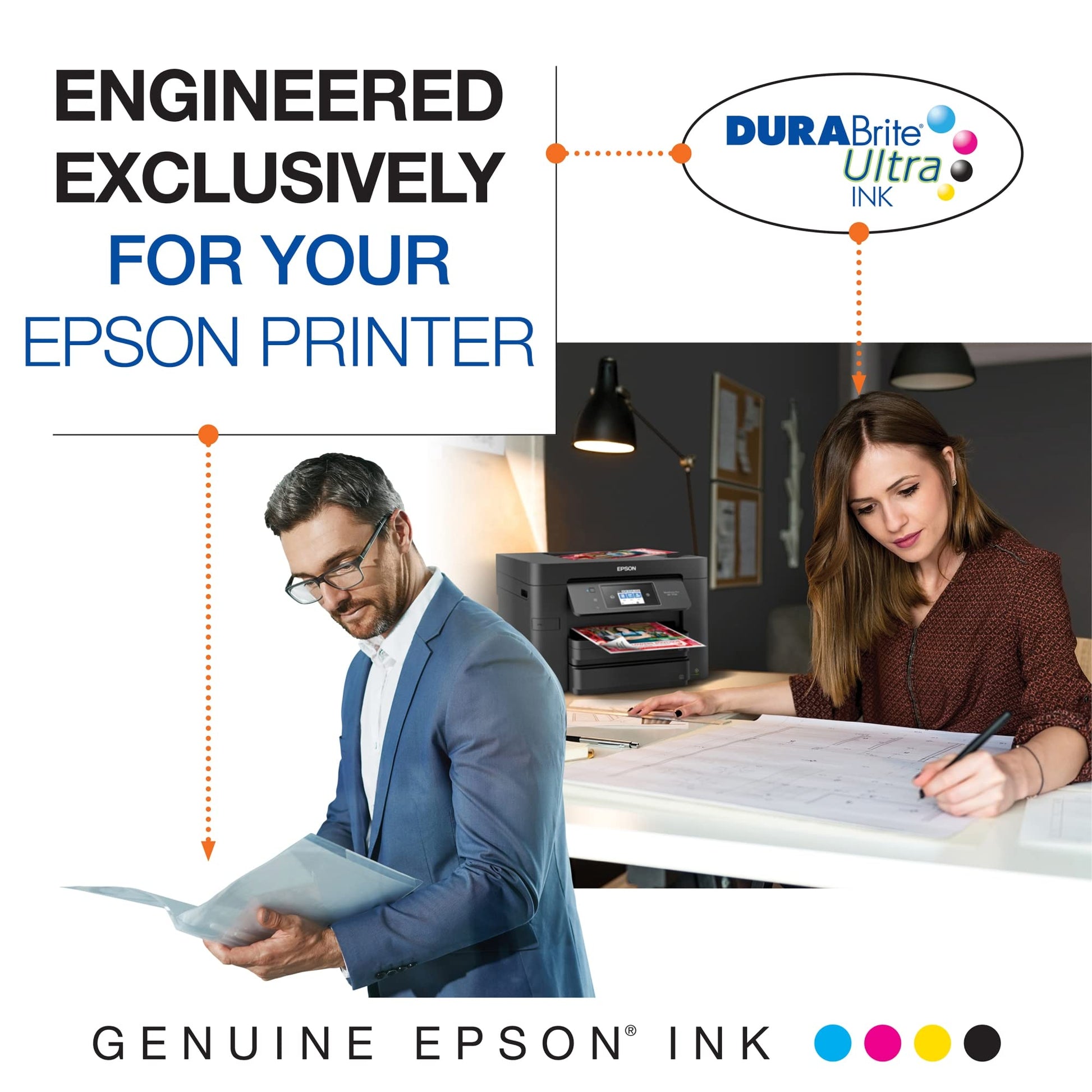 Epson 124 DURABrite Ultra Ink Standard Capacity Magenta Cartridge (T124320-S) Works with Stylus NX-125, NX-127, NX-130, NX-230, NX-330, NX-420, NX-430, Workforce WF-320, WF-323, WF-325, WF-435