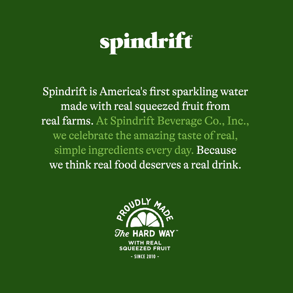 Spindrift Sparkling Water, Raspberry Lime Flavored, Made with Real Squeezed Fruit, Only 9 Calories per Can, 12 Fl Oz Cans, Pack of 24