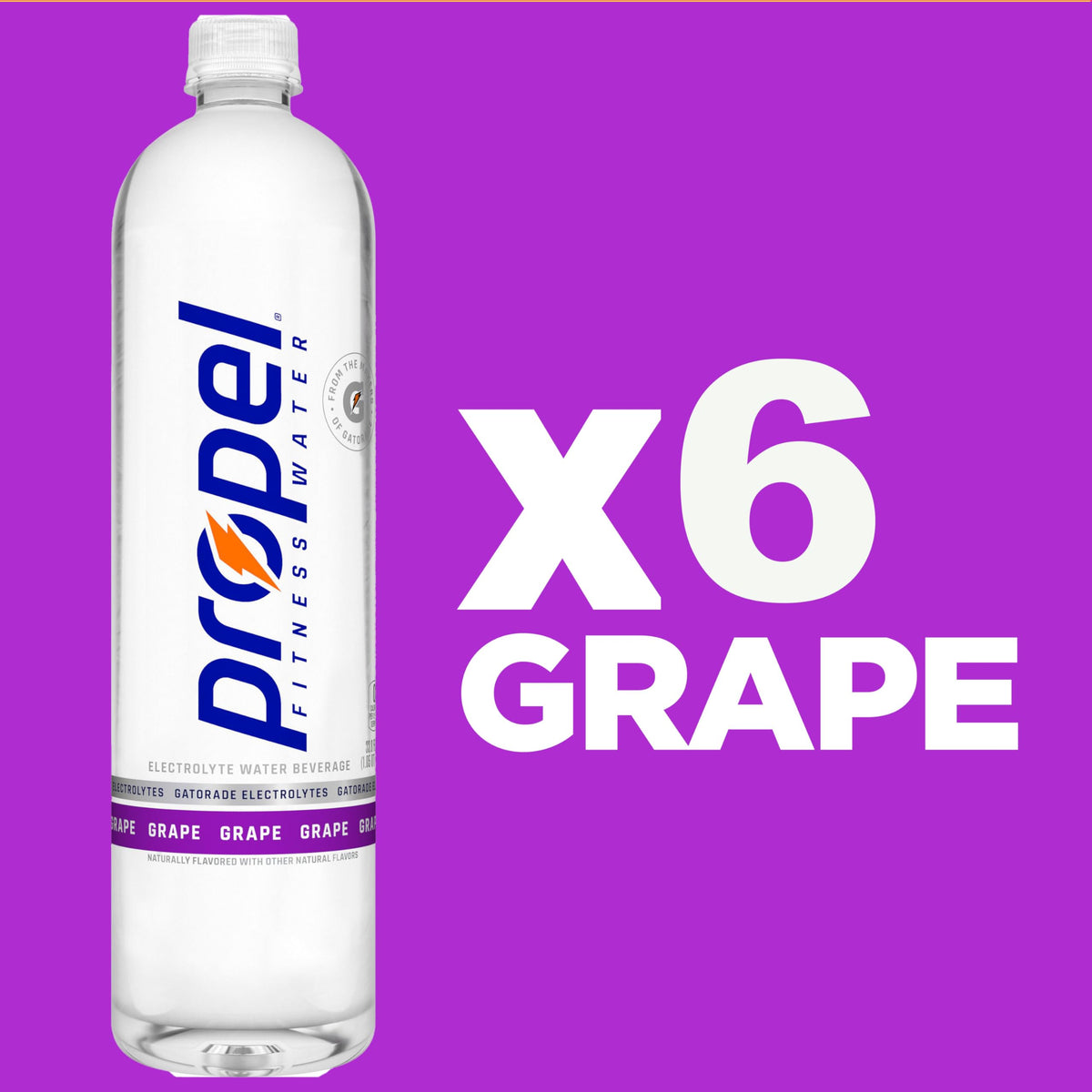 Propel, Grape, 1 Liter (Pack of 6)