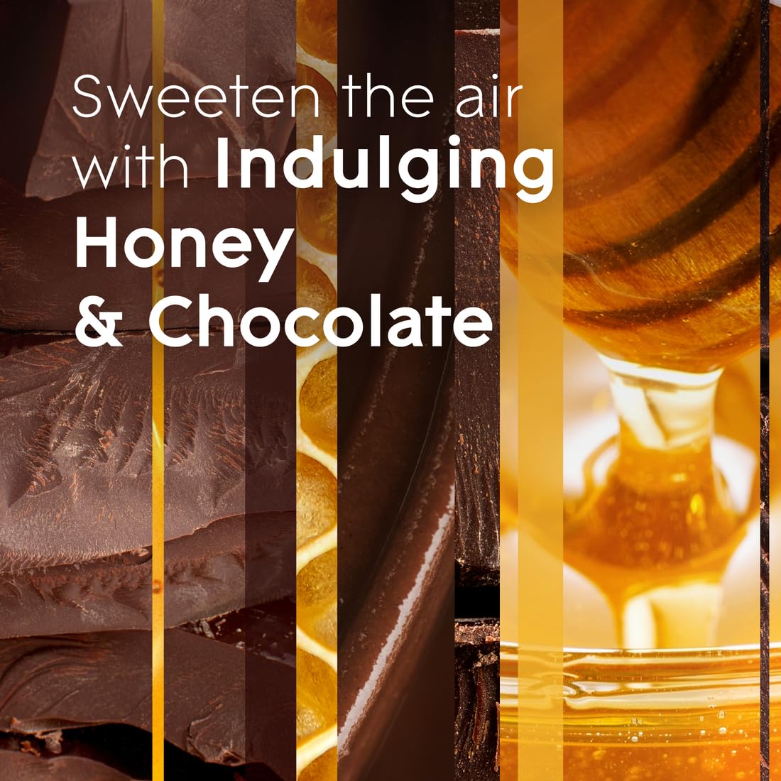 Glade Jar Candle, Scented Candle Infused with Essential Oils, Honey & Chocolate, Pack of 6 (6 x 120g), Packaging May Vary