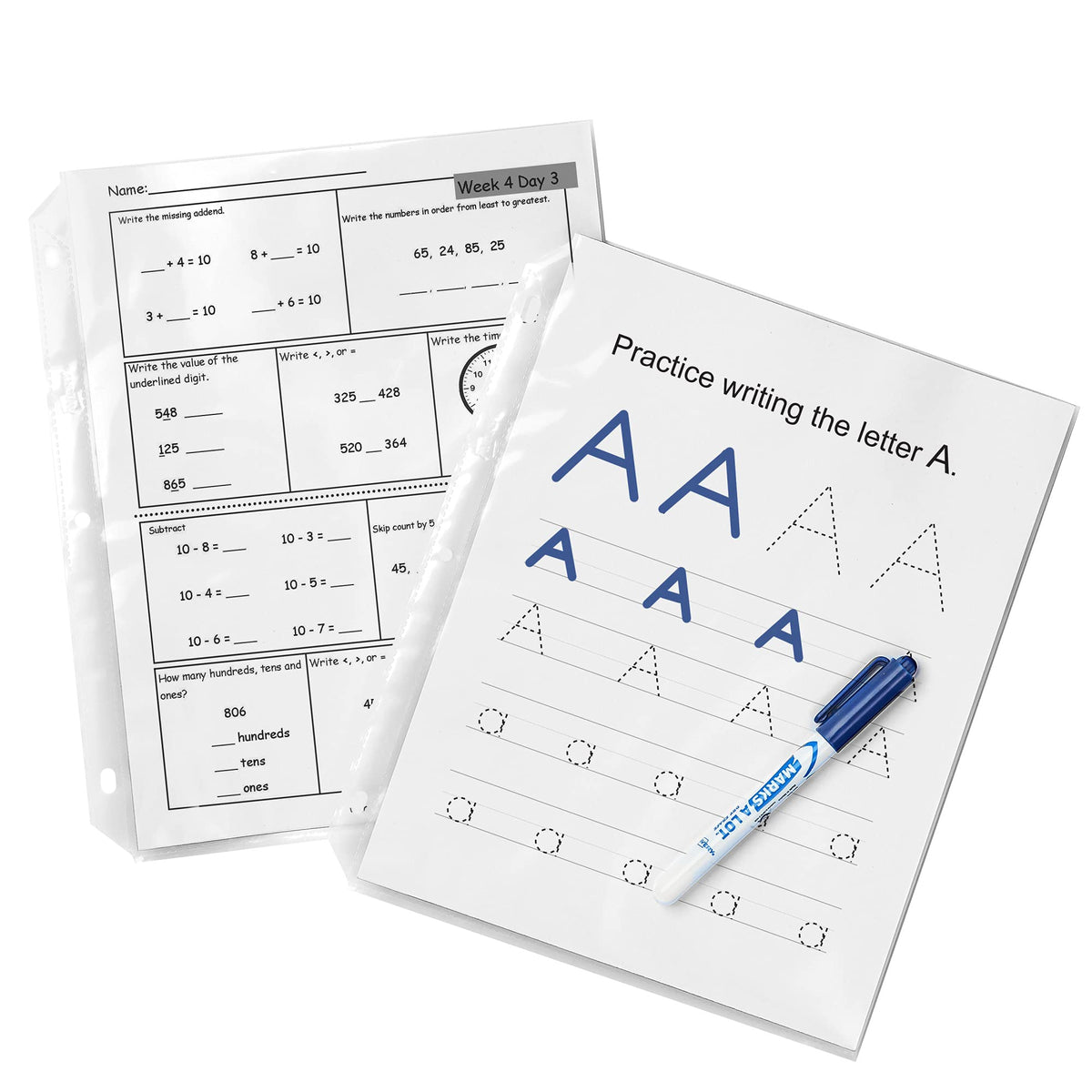 Avery Diamond Clear Heavyweight Sheet Protectors, Easy Load, 100 Document Protectors (74100)