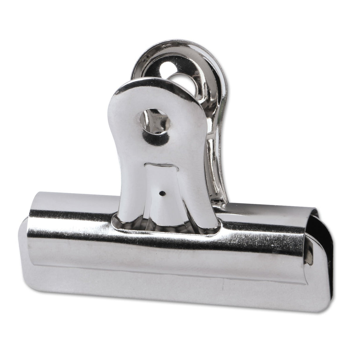 Universal UNV31264 Bulldog Clips - Medium, Nickel (36/Pack)