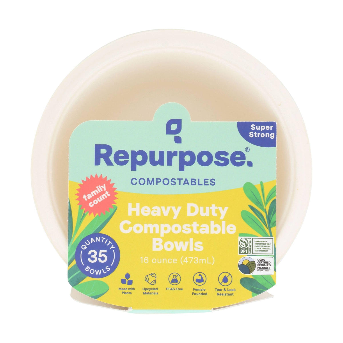 Repurpose Compostables Bowls 35ct, 35 CT