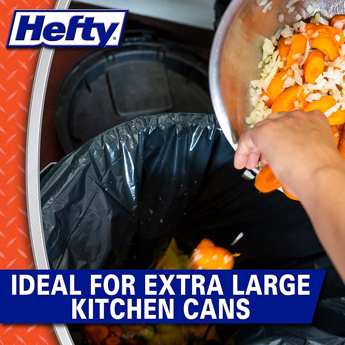 Hefty Extra Strong Trash Large Drawstring Trash Bags (Pack of 2)