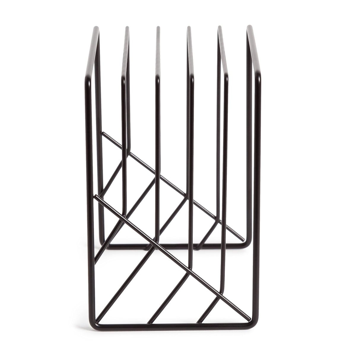 U Brands Vena Desk Organization Matte Black Collection Letter Sorter