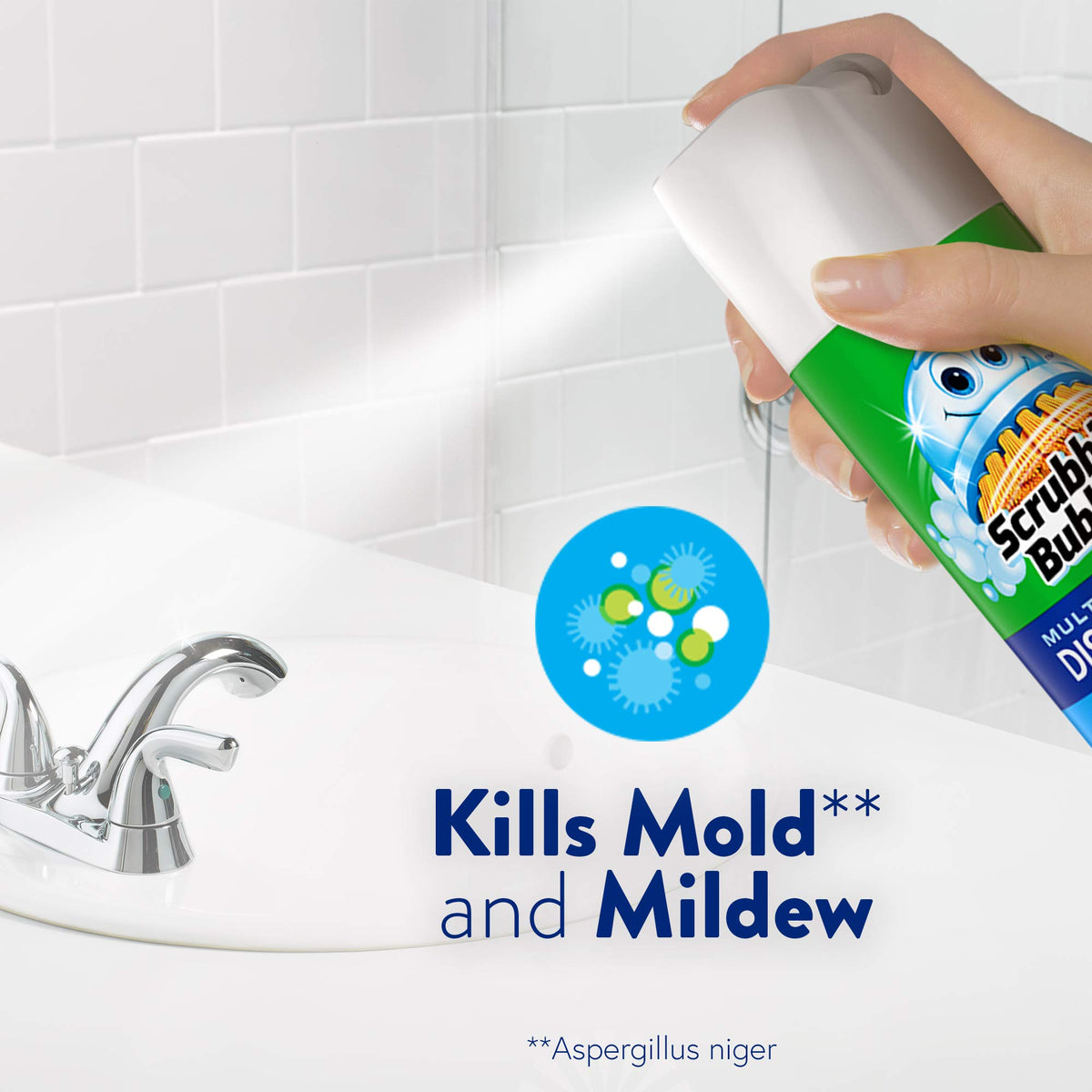 Scrubbing Bubbles Multi-Purpose Disinfectant Spray, 12 oz (Pack of 3)