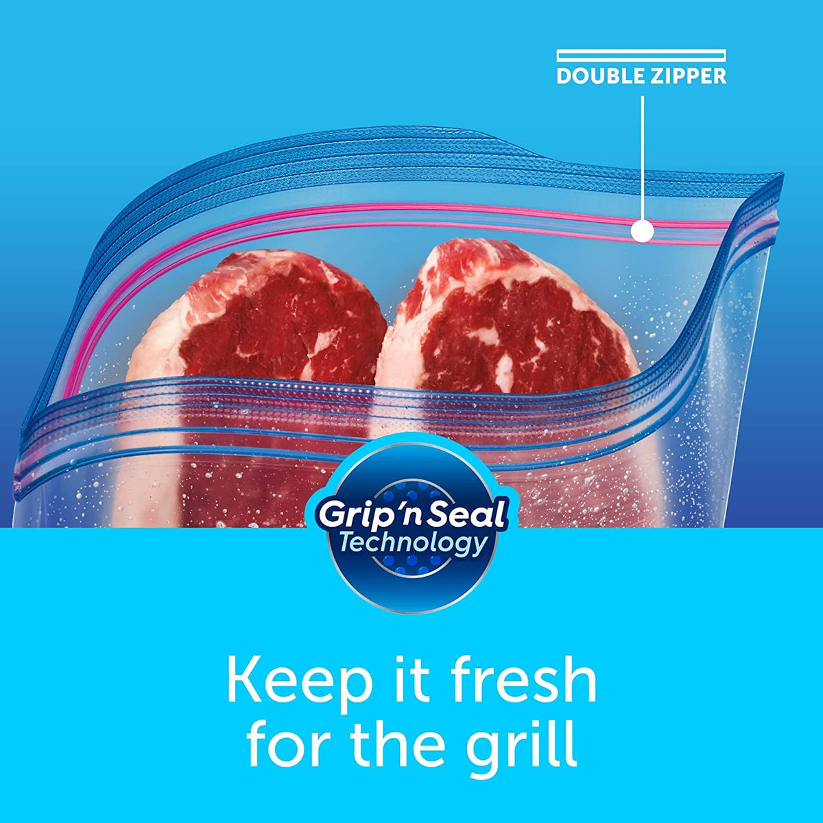 Ziploc Freezer Bags, 2 Gallon, 10 CT (Pack - 9)