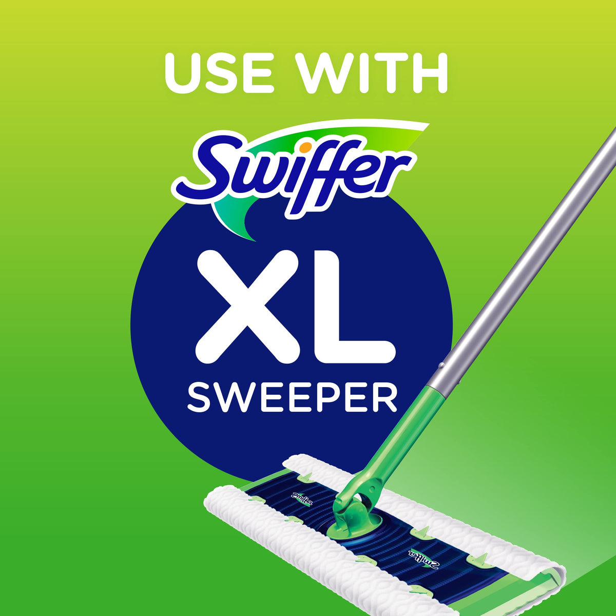 Swiffer Sweeper Dry Sweeping Pad Multi Surface Refills for X-Large Dusters Floor Mop, Unscented, 16 Count (Packaging May Vary)