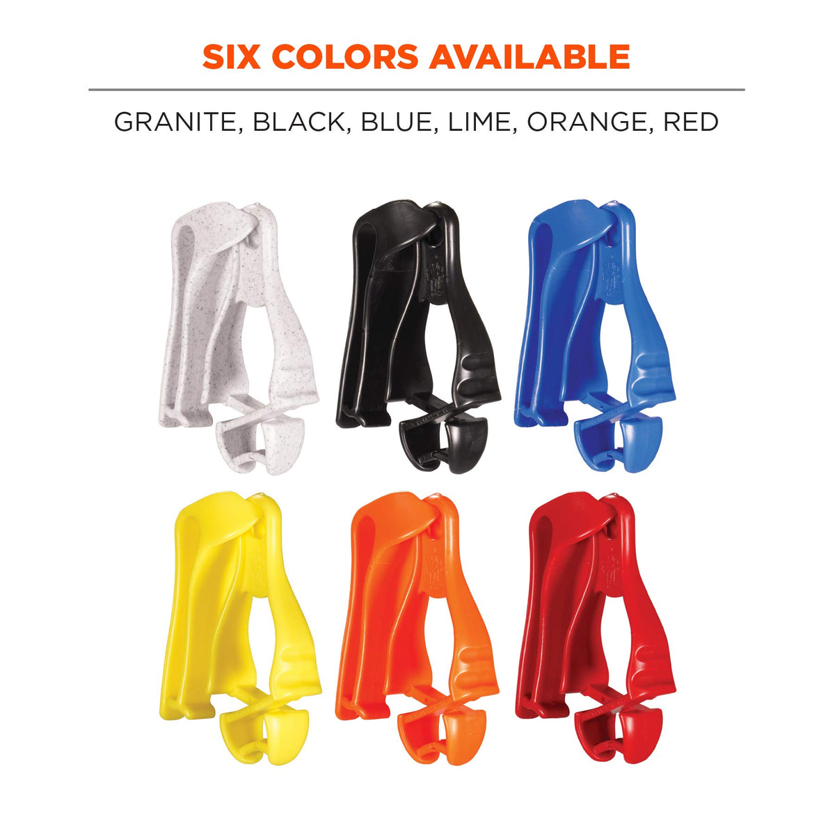 Ergodyne Squids 3405 Glove Clip Holder - Belt Clip,Black