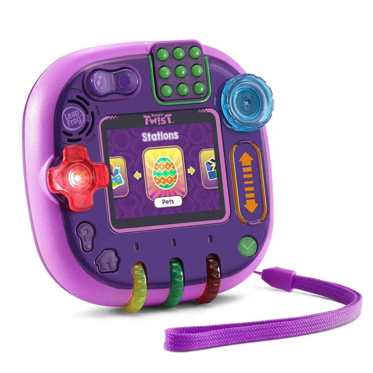 LeapFrog Rockit Twist Handheld Learning Game System, Purple