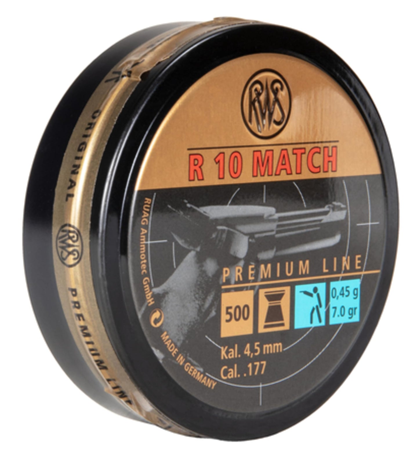 RWS 2315014 Competition Air Gun Pellets 8.2 Grain 0.177cal 5