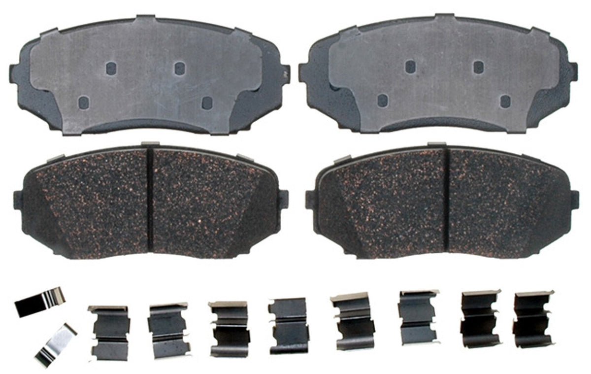 ACDelco Gold 17D1258CH (19176877) Ceramic Front Disc Brake Pad Set