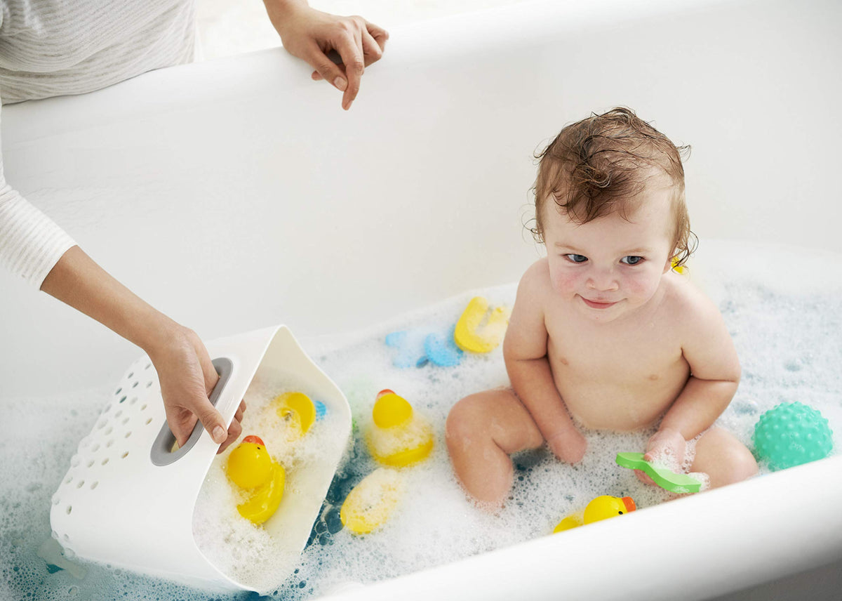 OXO Tot Stand Up Bath Toy Storage â€“ Gray