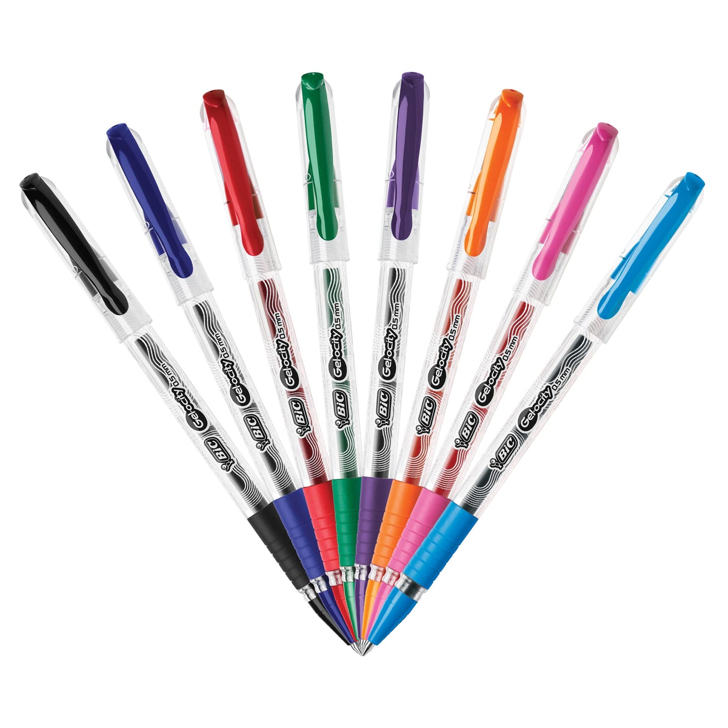 BIC Gel-ocity Smooth Stic Gel Pen, Medium Point (0.7mm), Assorted Colors, 14-Count, Vibrant and Smooth Gel Ink Pens