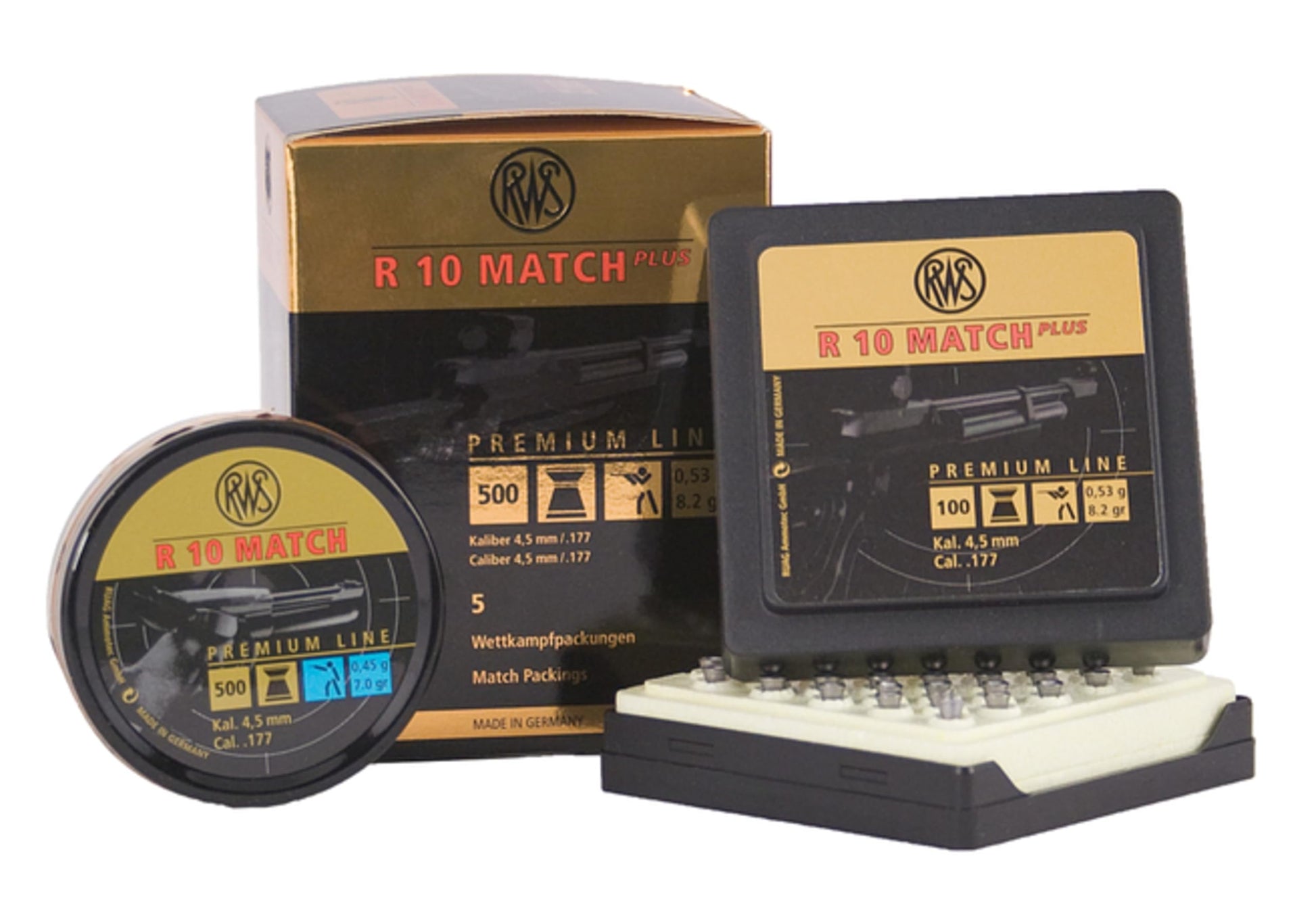 RWS 2315014 Competition Air Gun Pellets 8.2 Grain 0.177cal 5