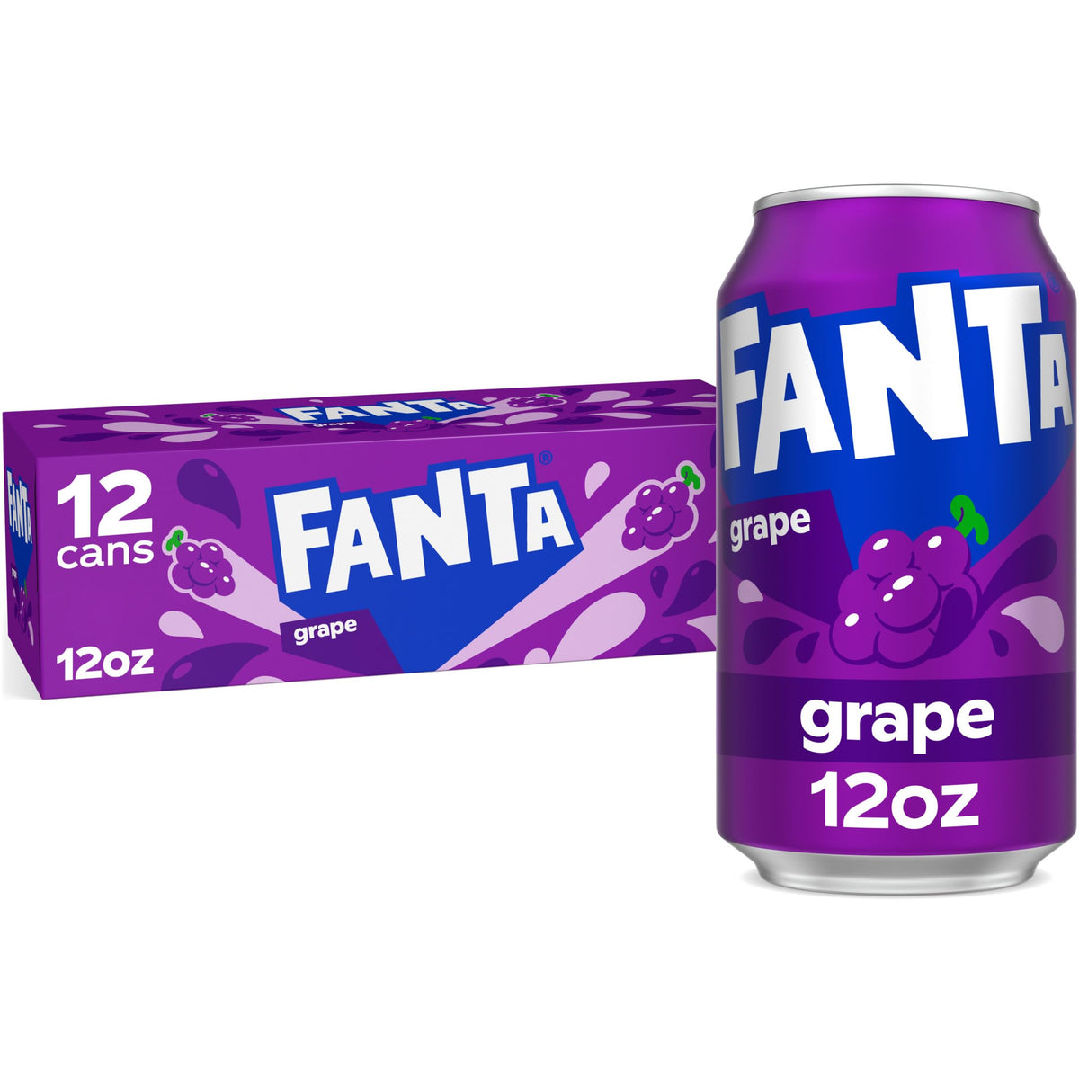 Fanta Grape, 12 fl oz, 12 Pack