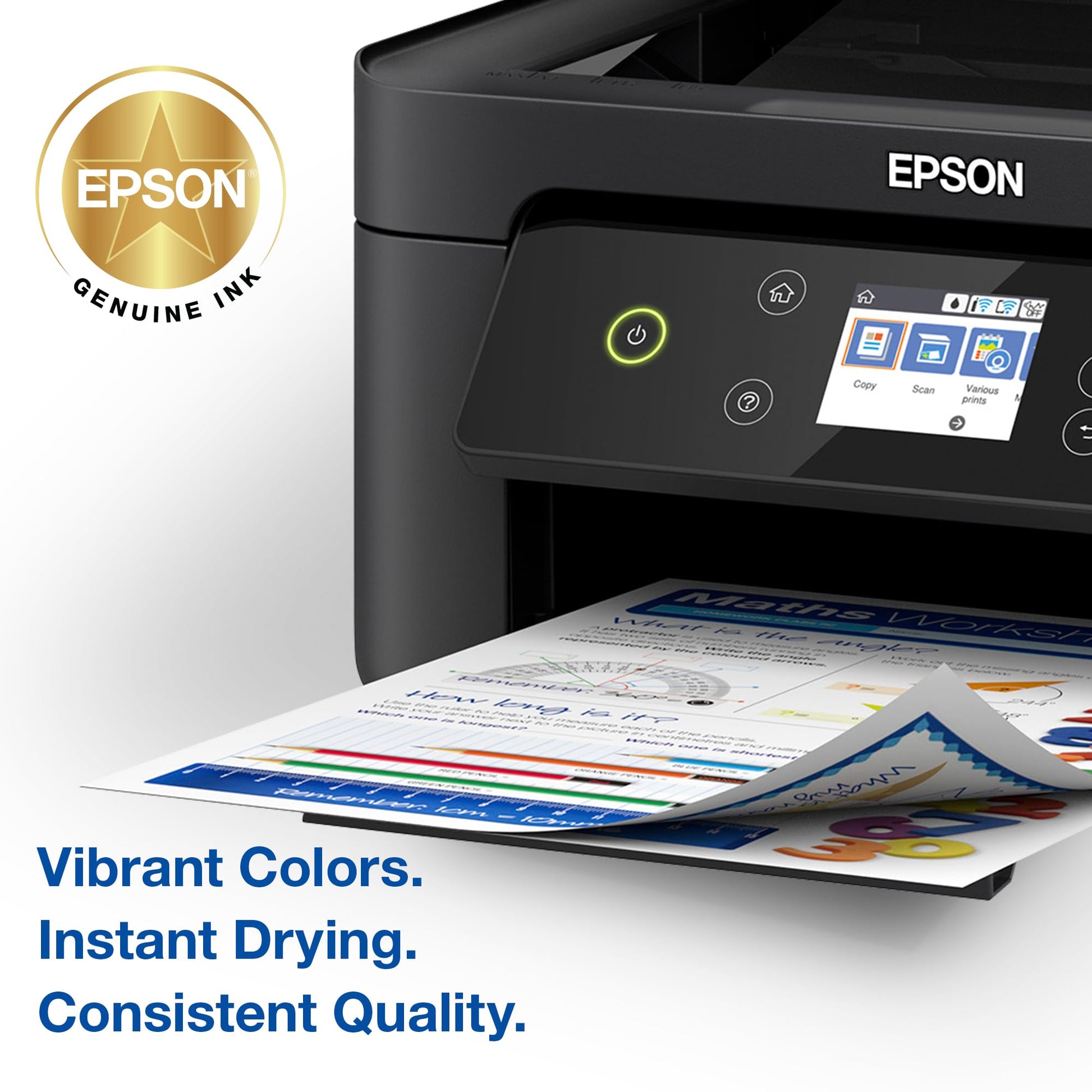 EPSON 212 Claria Ink Standard Capacity Black Cartridge (T212120-S) Works with WorkForce WF-2830, WF-2850, Expression XP-4100, XP-4105