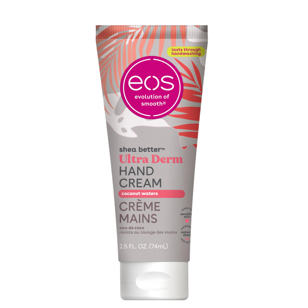 eos Shea Better Hand Cream - Coconut Hand Lotion and Skin Care | Instant Hydration + Lasting Protection | 2.5 oz