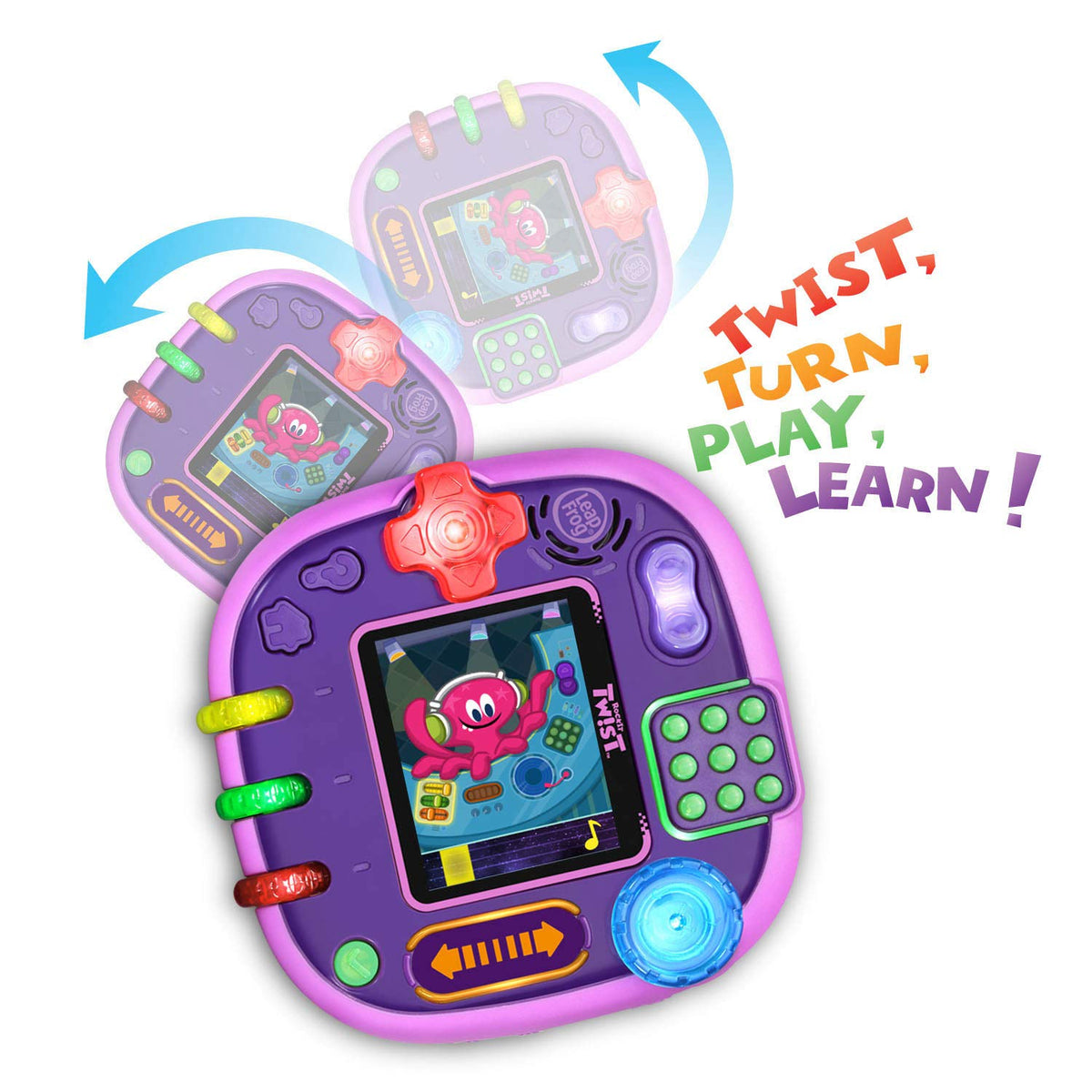 LeapFrog Rockit Twist Handheld Learning Game System, Purple
