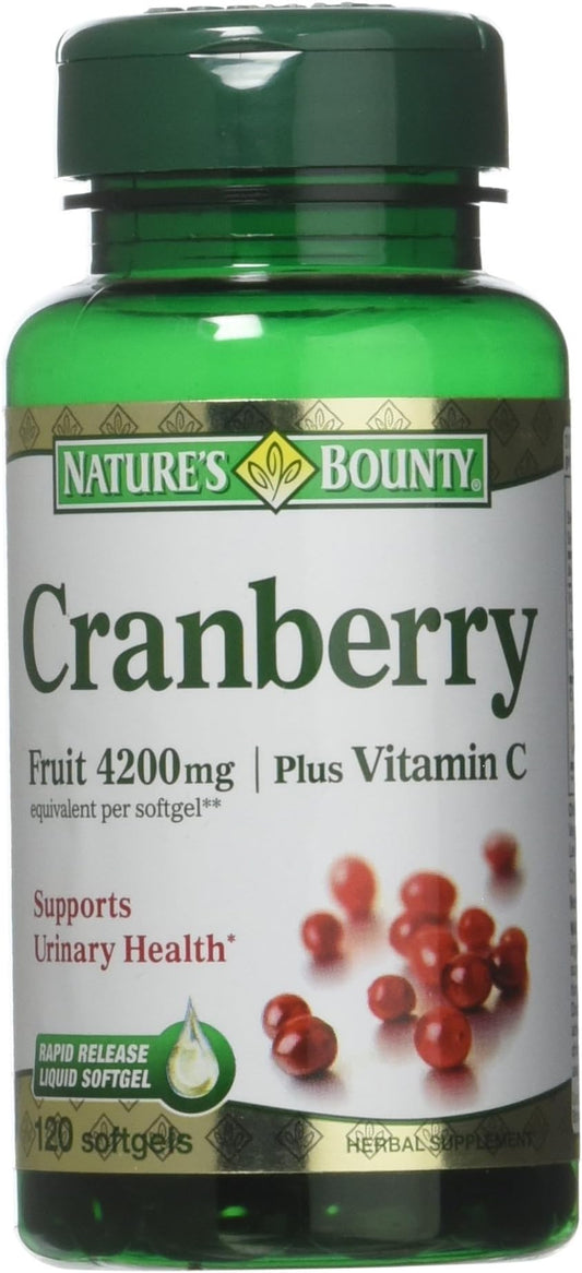 Nature's Bounty #4349 Cranberry W/vit-c 120 product image 1