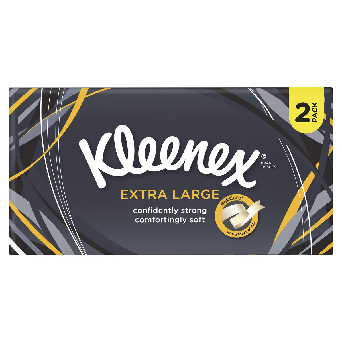 Kleenex Extra Large Tissues - White, 2 Pack