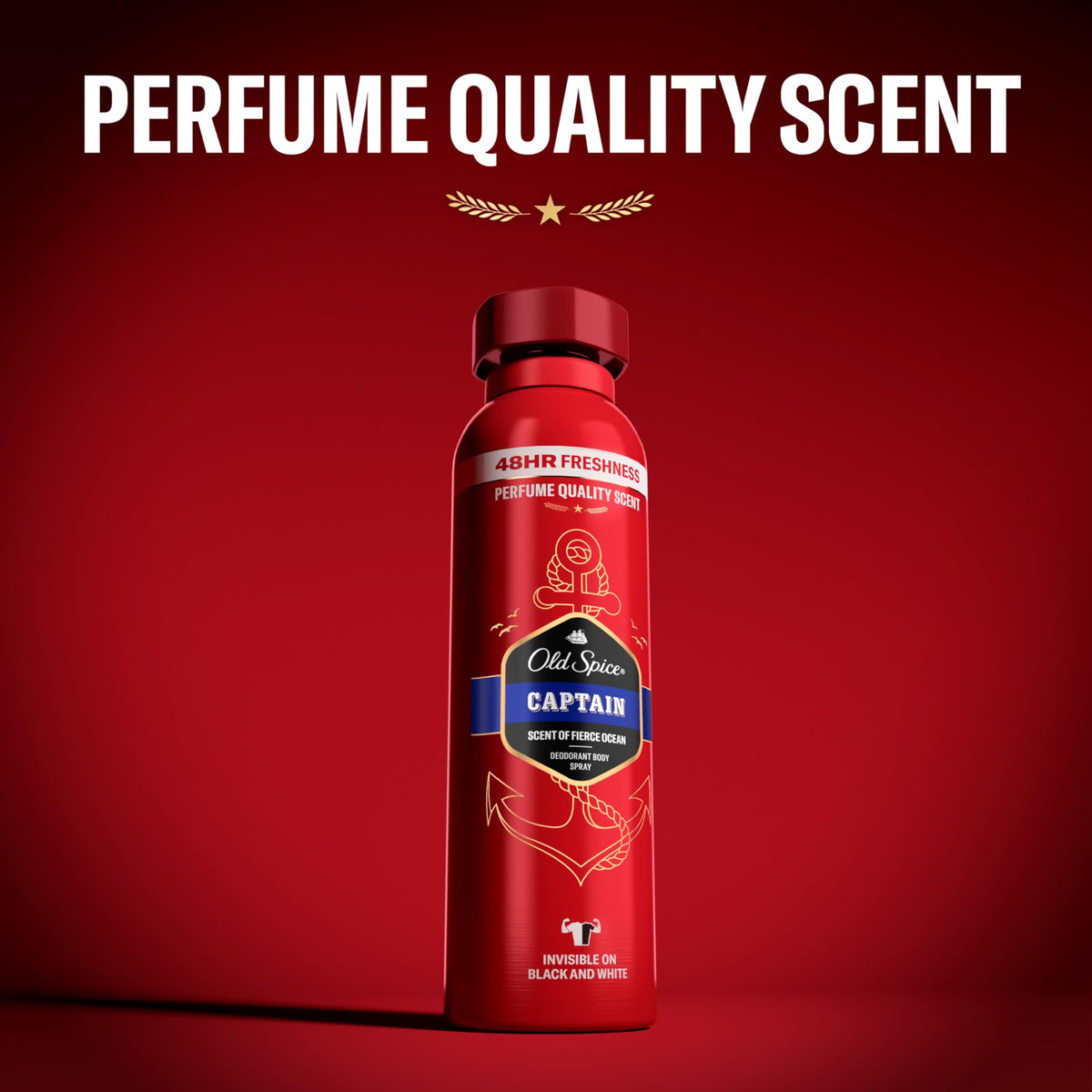 Old Spice Deodarant Spray Captain 6 Pack