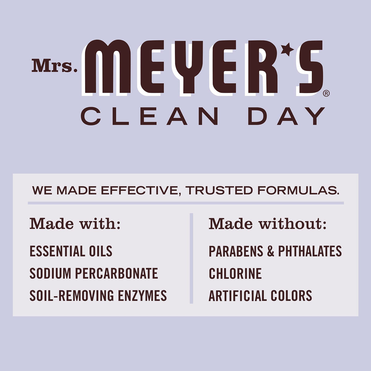 MRS. MEYER'S CLEAN DAY Automatic Dishwasher Pods, Lavender, 20 Count- Pack of 6