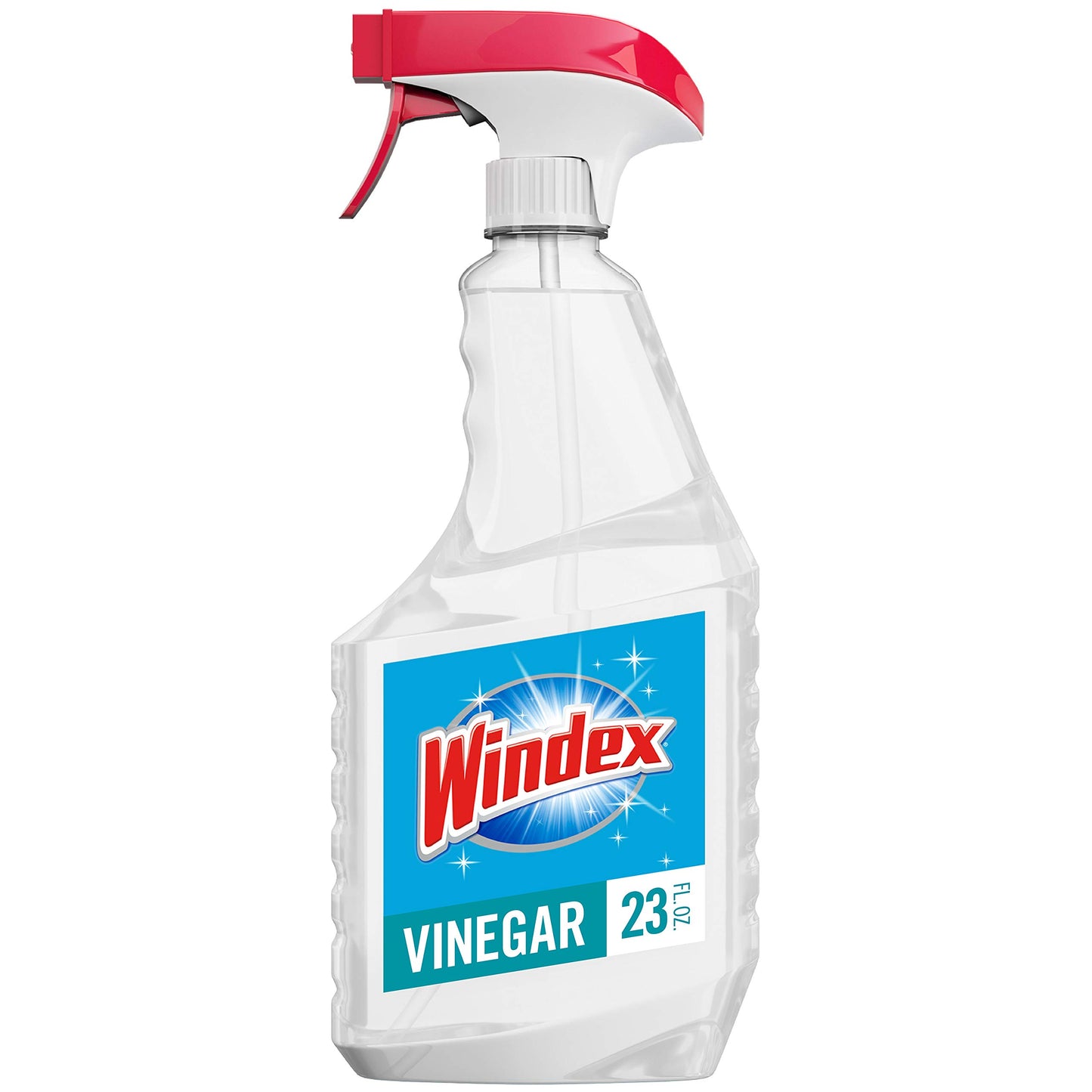 Windex Vinegar Glass Cleaner Trigger, 23 Fluid Ounces Per Bottle (6 Bottles)