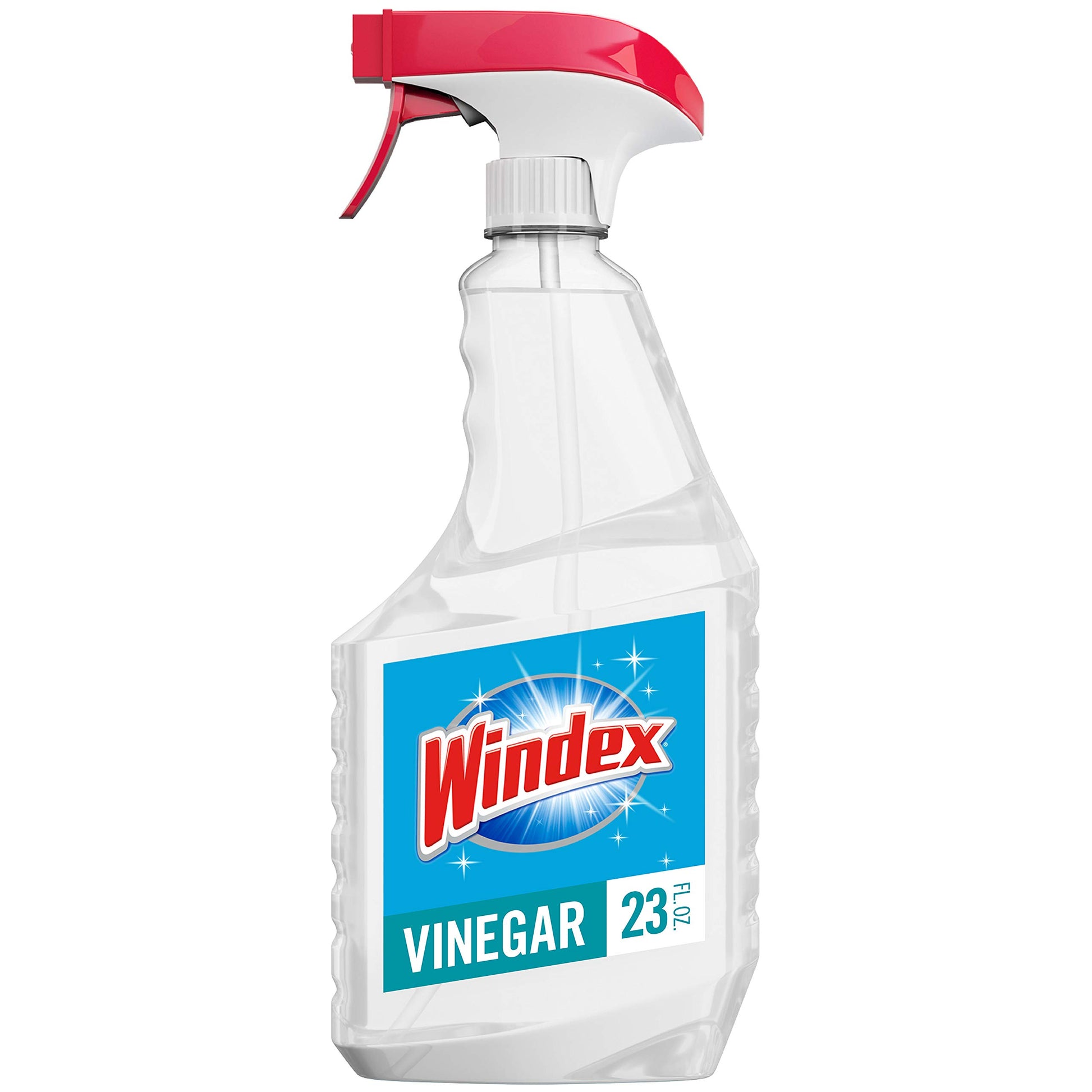 Windex Vinegar Glass Cleaner Trigger, 23 Fluid Ounces Per Bottle (6 Bottles)