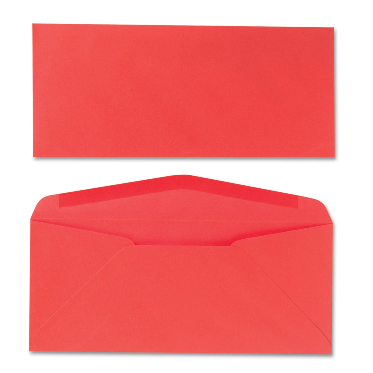 Quality Park Colored Envelope, Traditional, #10, Red, 25 per Pack (11134)
