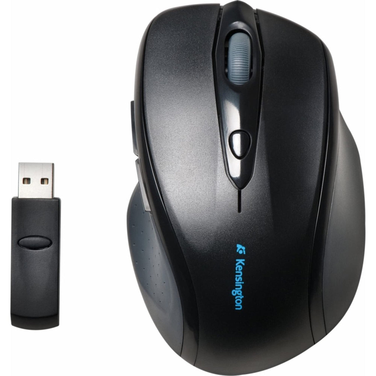 Kensington Pro Fit Full-Size Wireless Mouse (K72370US),Black/Silver