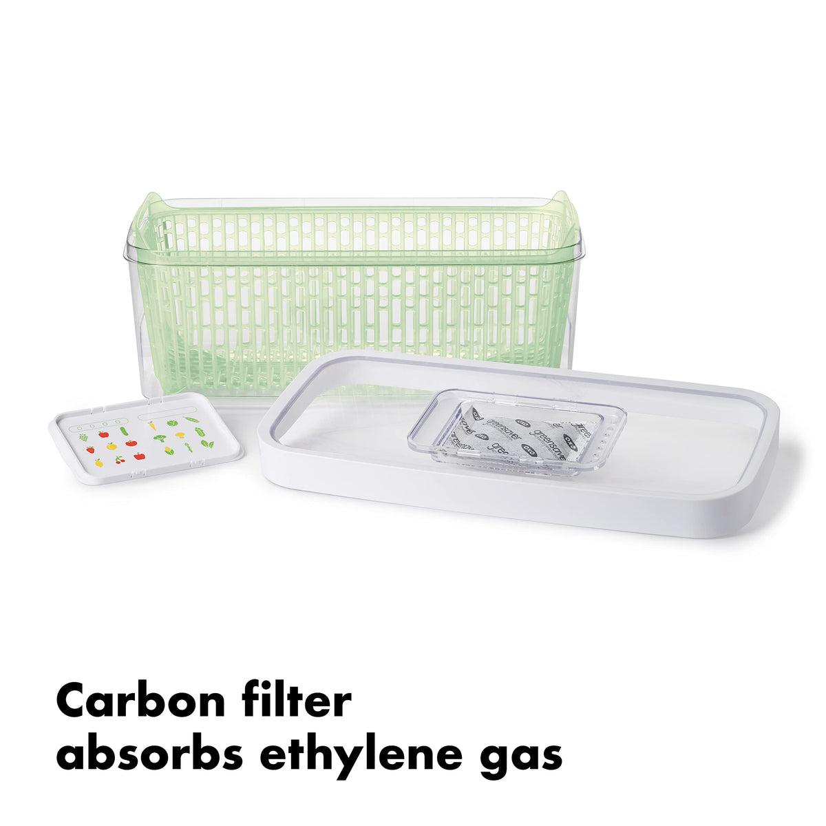 OXO Good Grips GreenSaver Produce Keeper - Large,White,Green