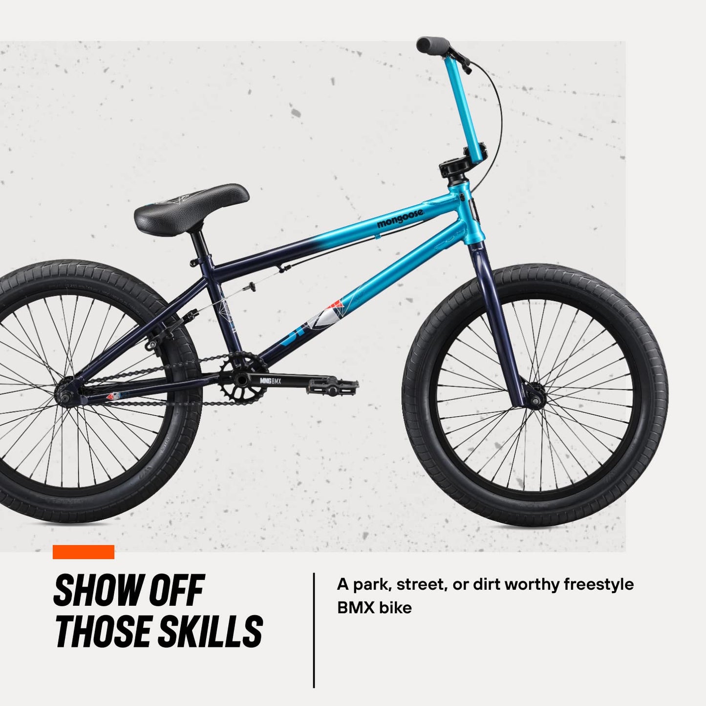 Mongoose Legion L80 Freestyle BMX Bike for Advanced-Level Riders, Adult Men Women, 4130 Chromoly Frame, and 20-Inch Wheels, Teal