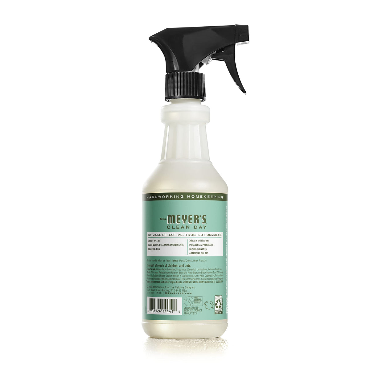 Mrs Meyers Clean Day Multi-Surface Everyday Cleaner, Basil 16 oz (Pack of 6)