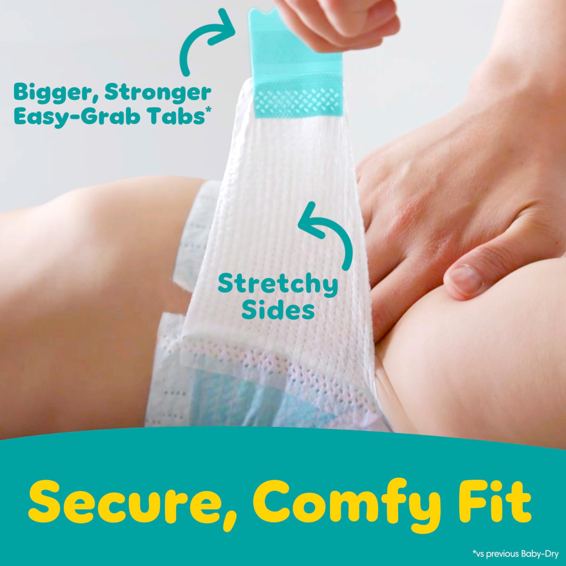 Pampers Diapers - Baby Dry - Size 6, 144 Count, Absorbent Disposable Infant Diaper (Packaging May Vary)