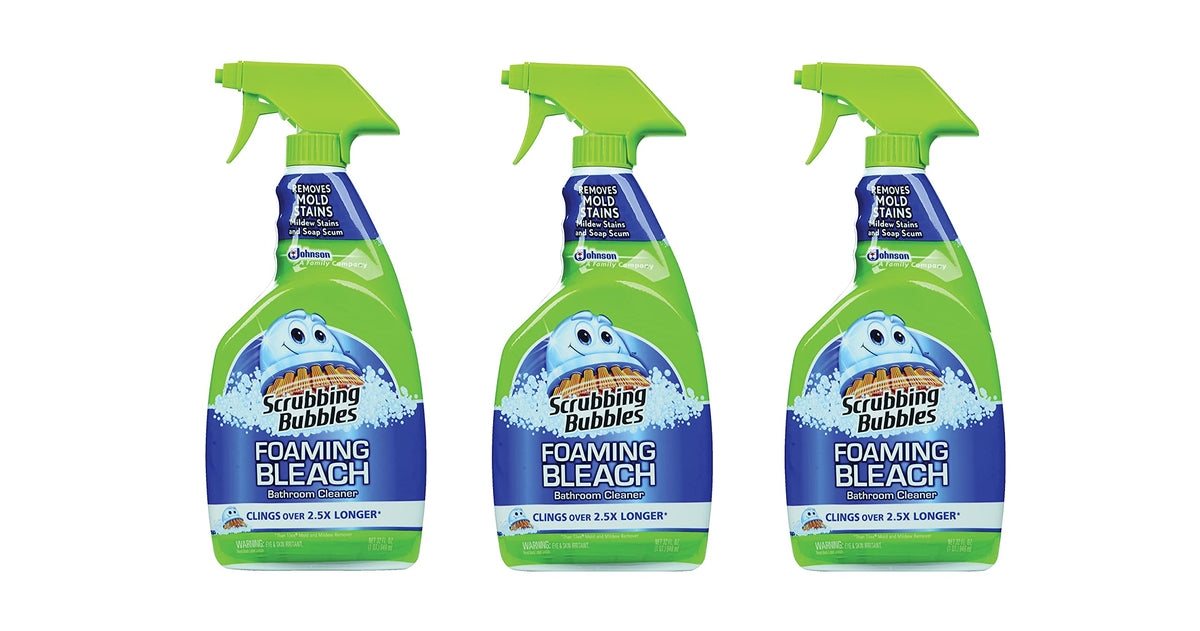 Scrubbing Bubbles Foaming Bleach Bathroom Cleaner, 32.0 FL OZ, Pack of 3