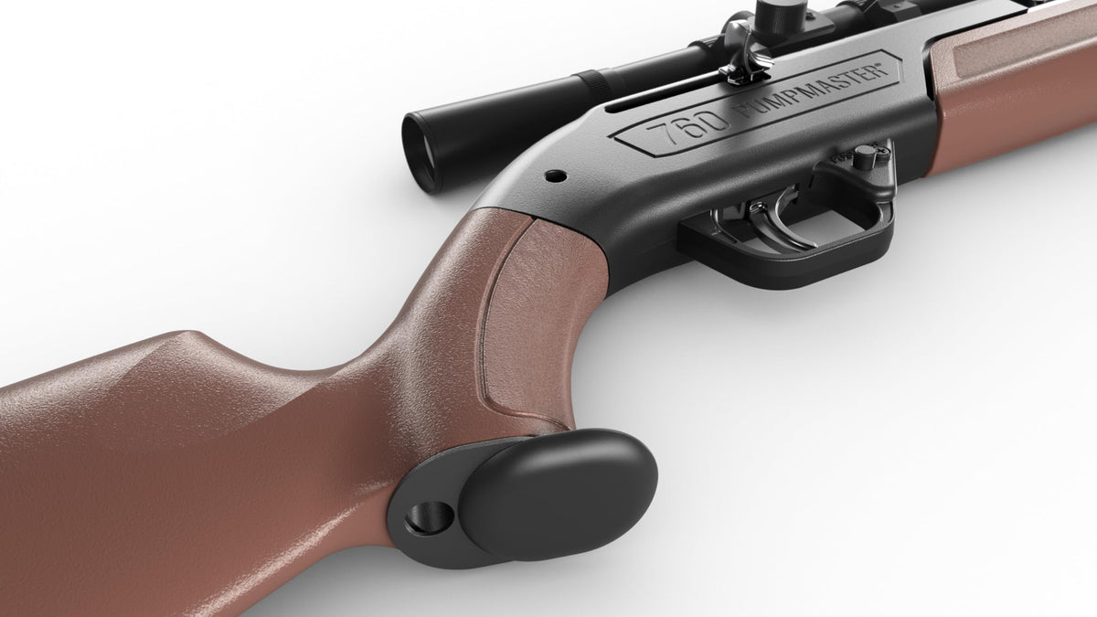 Crosman 760BKT Pump Master .177-Caliber Pellet/BB Air Rifle Kit,Brown