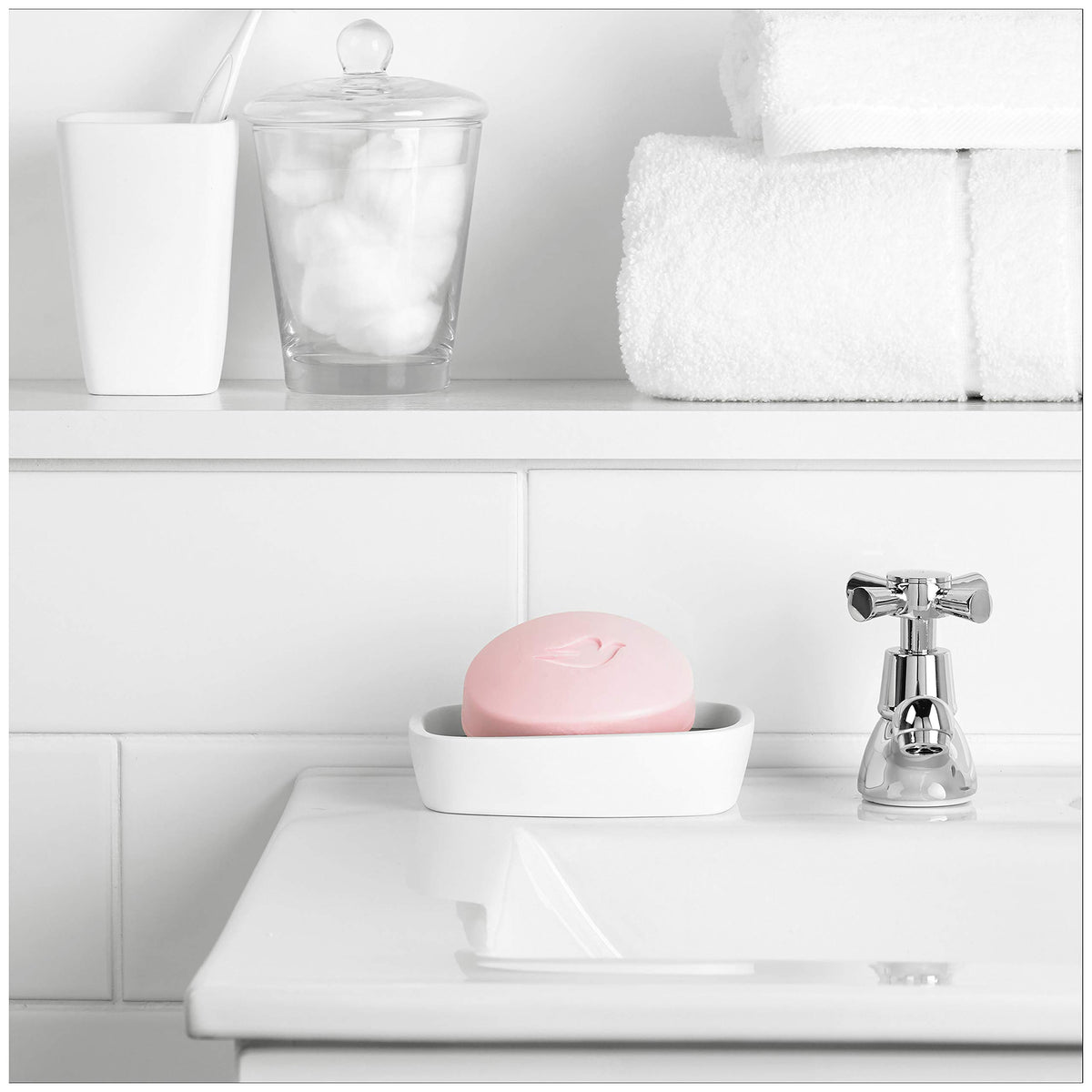 Dove Beauty Bar, Pink 4 oz, 8 Bar