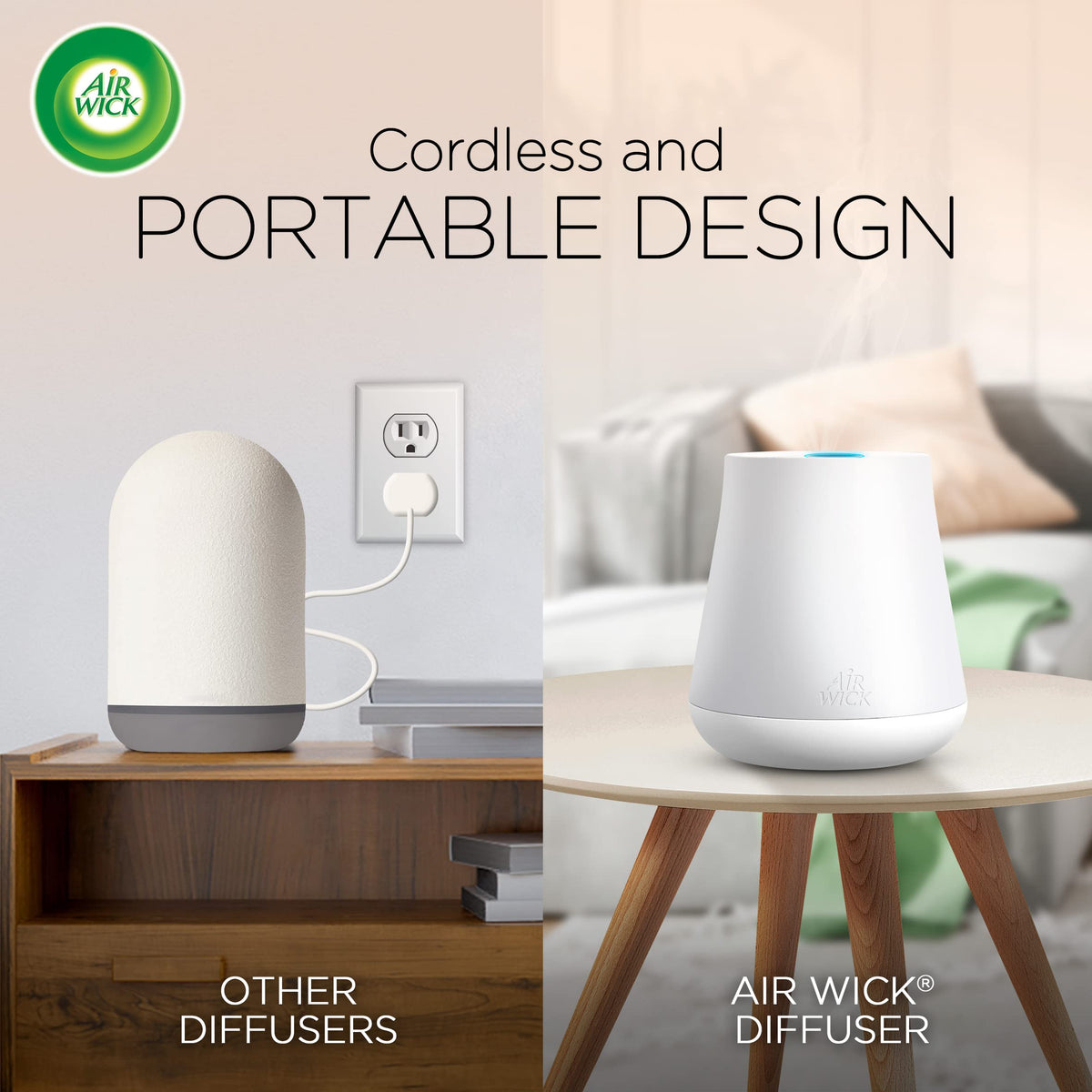 Air Wick Essential Mist Starter Kit (Diffuser + Refill), Joy, Essential Oils Diffuser, Air Freshener