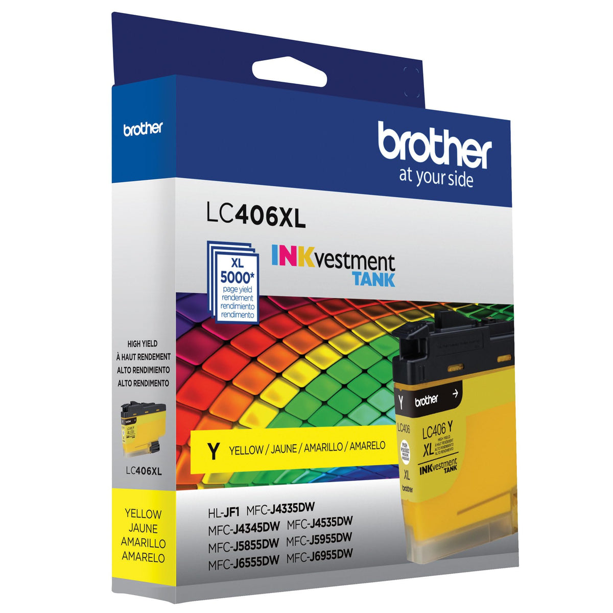 Brother LC406XLY High Yield Yellow Ink Cartridge