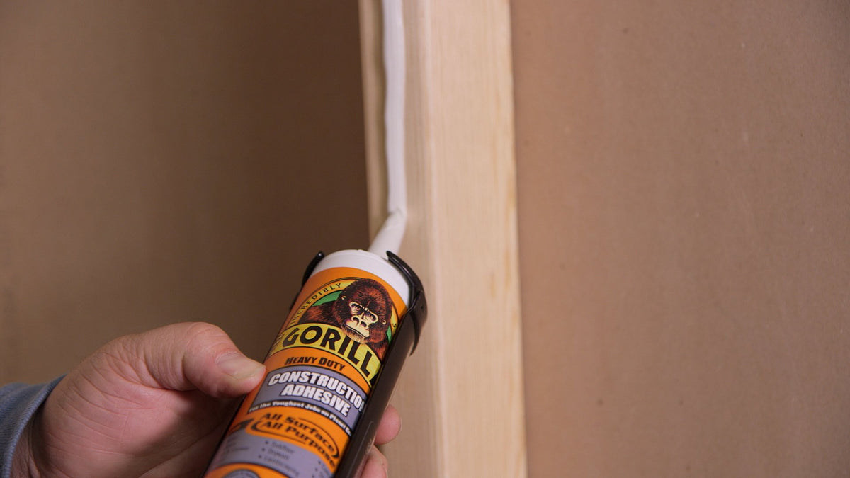 Gorilla 8010001, 9 oz, White Heavy Duty Construction Adhesive, 1 Pack
